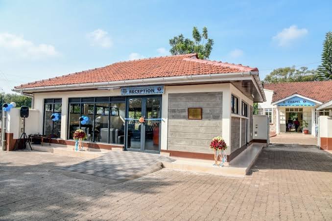 The reception building